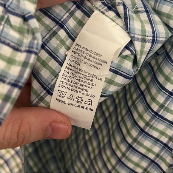 Men’s Izod Plaid Button Down Dress Shirt - Picture 6 of 11